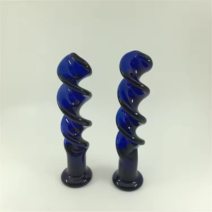 Juguete Sexual de Cristal Azul Grande para Mujeres, Dildo de Cristal Anal para Hombres, Gran Venta 2026 - Product Image 4