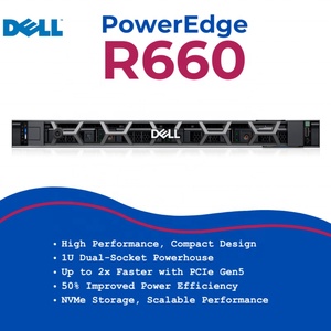 Nouveau serveur rack 1U évolutif PowerEdge R660 avec stockage NVMe, double processeur Intel Xeon, emplacements d'extension PCIe Gen4 – En stock - Product Image 2
