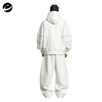 Ensemble de survêtement personnalisé avec logo, jogging en coton, survêtement, ensemble de survêtement brodé, pantalon de survêtement et sweat-shirt unisexe pour femmes et hommes