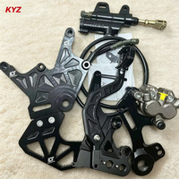 Levier de frein arrière Sur-Ron Light Bee LBX en aluminium CNC 7075 avec embout pliable réglable pour modification de moto électrique tout-terrain