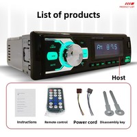 Reproductor MP3 Universal para Auto, Radio FM, Cargador USB Doble, Reproducción desde Memoria