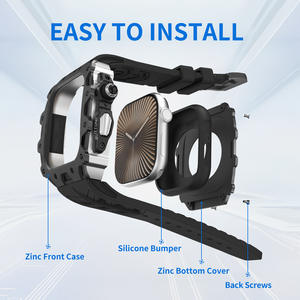 2024 <span class=keywords><strong>Precio</strong></span> <span class=keywords><strong>de</strong></span> fábrica <span class=keywords><strong>AP</strong></span> Designer Kit Mod <span class=keywords><strong>de</strong></span> acero inoxidable Correa <span class=keywords><strong>de</strong></span> <span class=keywords><strong>reloj</strong></span> y estuche para Iwatch Series 9 ultra Band 49mm Caja <span class=keywords><strong>de</strong></span> <span class=keywords><strong>reloj</strong></span> - Product Image 3