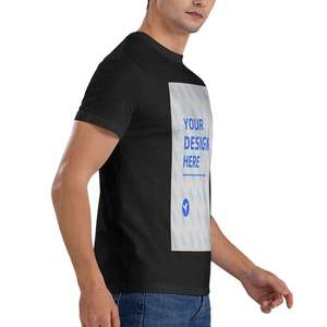 เสื้อยืดแขนสั้นสำหรับผู้ชายผ้าฝ้าย180กรัมผ้าทอสไตล์วินเทจพิมพ์ลายด้วยความร้อนแบบประหยัด - Product Image 4