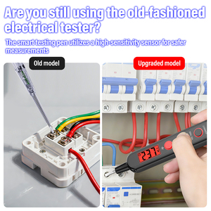 Digital AC/DC Segurança Pessoal Detectores de Tensão Inteligente Sem Contato <span class=keywords><strong>Tester</strong></span> <span class=keywords><strong>Pen</strong></span> Meter 12-300V Atual Sensor Elétrico Teste Lápis - Product Image 2