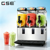 Nouvelle machine à slush commerciale en acier inoxydable avec grande capacité pour cafés et magasins de boissons