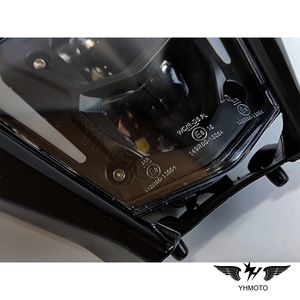 Moto salut bas faisceau masque Motocross vélo avant lumière de phare pour <span class=keywords><strong>KTM</strong></span> SMR-C <span class=keywords><strong>690</strong></span> Enduro 2019-2021 2022 - Product Image 2