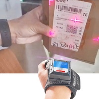 Aeropuerto Clasificación de equipaje Dispositivo portátil inteligente Industrial 1D 2D Código QR Guante Escáner de código de barras Guante PDA Dispositivos portátiles