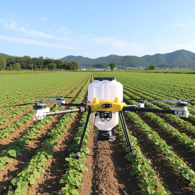 4-17L Professional Agricultural Seeding Drone with Remote Control Monitoring Electric Drive for Liquid Fertilizer Application
