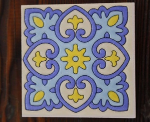 <span class=keywords><strong>Azulejos</strong></span> Marroquíes <span class=keywords><strong>Pequeños</strong></span> con Diseño Floral de 100x100 mm, <span class=keywords><strong>Azulejos</strong></span> Antiguos para Cocina, Balcón, Baño, <span class=keywords><strong>Azulejos</strong></span> Decorativos Verdes Retro para Baño - Product Image 5