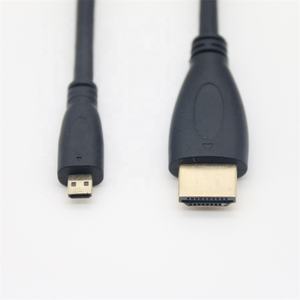 1M 1.5m 2M <span class=keywords><strong>3M</strong></span> 5M bon <span class=keywords><strong>prix</strong></span> 1.4 version 1080p plaqué or câble <span class=keywords><strong>hdmi</strong></span> mâle vers Micro <span class=keywords><strong>HDMI</strong></span> mâle - Product Image 4