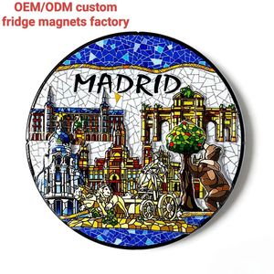 Imán de Refrigerador Personalizado OEM 3D de Resina con Diseño de Oso, Fresa y Árbol de <span class=keywords><strong>Madrid</strong></span>, España, Recuerdo Turístico - Product Image 1