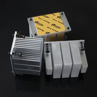 Dissipateur thermique en aluminium extrudé pour serveur 40*40*60, puce de carte mère CPU avec adhésif thermique 3W et plaque conductrice de chaleur 1151/1156