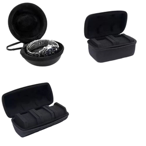 Boîte de voyage à fermeture éclair en velours pour montre, étui de transport en tissu Oxford pour bracelet de montre, emballage cadeau pour montre, recyclé - Product Image 1