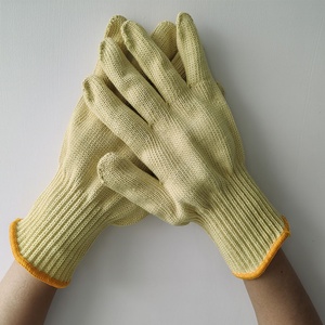 ถุงมือเซฟตี้สีเหลืองสำหรับงานหนัก ป้องกันการบาด ทนไฟ ทนความร้อน ผลิตจากอะรามิด รับผลิตตามสั่ง ขายส่งจากโรงงานโดยตรง - Product Image 5