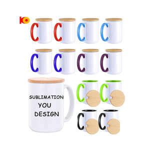 Vente en gros, <span class=keywords><strong>fournisseur</strong></span> de tasses à café par sublimation, tasses à thé en céramique et porcelaine de 11oz 15oz avec couvercle - Product Image 1