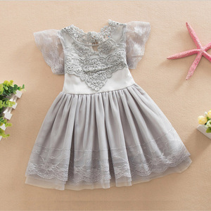 Robes élégantes pour enfants, motifs d'été, dentelle tendance, designs de robes pour enfants - Product Image 4