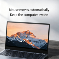 Mini USB Optical Mouse Jiggler Mover Wiggler Undetectable Shaker for Laptop Keep Computer Awake Plug and Play
