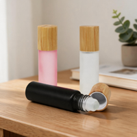 Bouteilles à bille en verre, petites, moyennes et grandes tailles, durables, transparentes, pour aromathérapie, massage et soins de la peau
