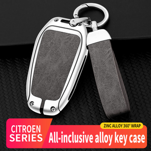 Étui de protection intégral en alliage de zinc pour clé de voiture Citroën C4 C4X C5X – Derniers accessoires automobiles - Product Image 2