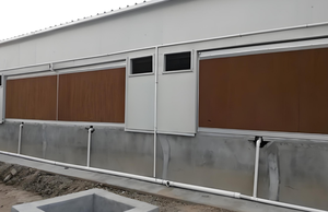 Verdunstung skühl kissen aus verzinktem Rahmen Hühnerstall Wand montage Gewächshaus Wasser Spiral Kühl kissen - Product Image 5