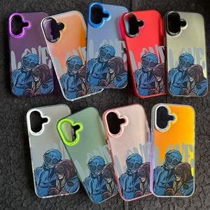 Coque de téléphone IMD élégante en TPU et PC antichoc au design sportif pour iPhone 16E/Xs/Xr/7/8/11/12/13/Mini/14/15/16/17 Pro Max - Product Image 1