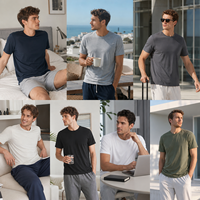 Camisetas JNEI para Hombre, Camiseta Deportiva de Secado Rápido, Transpirable, con Protección UV, para Múltiples Actividades, Uso Diario, 150 g/m²