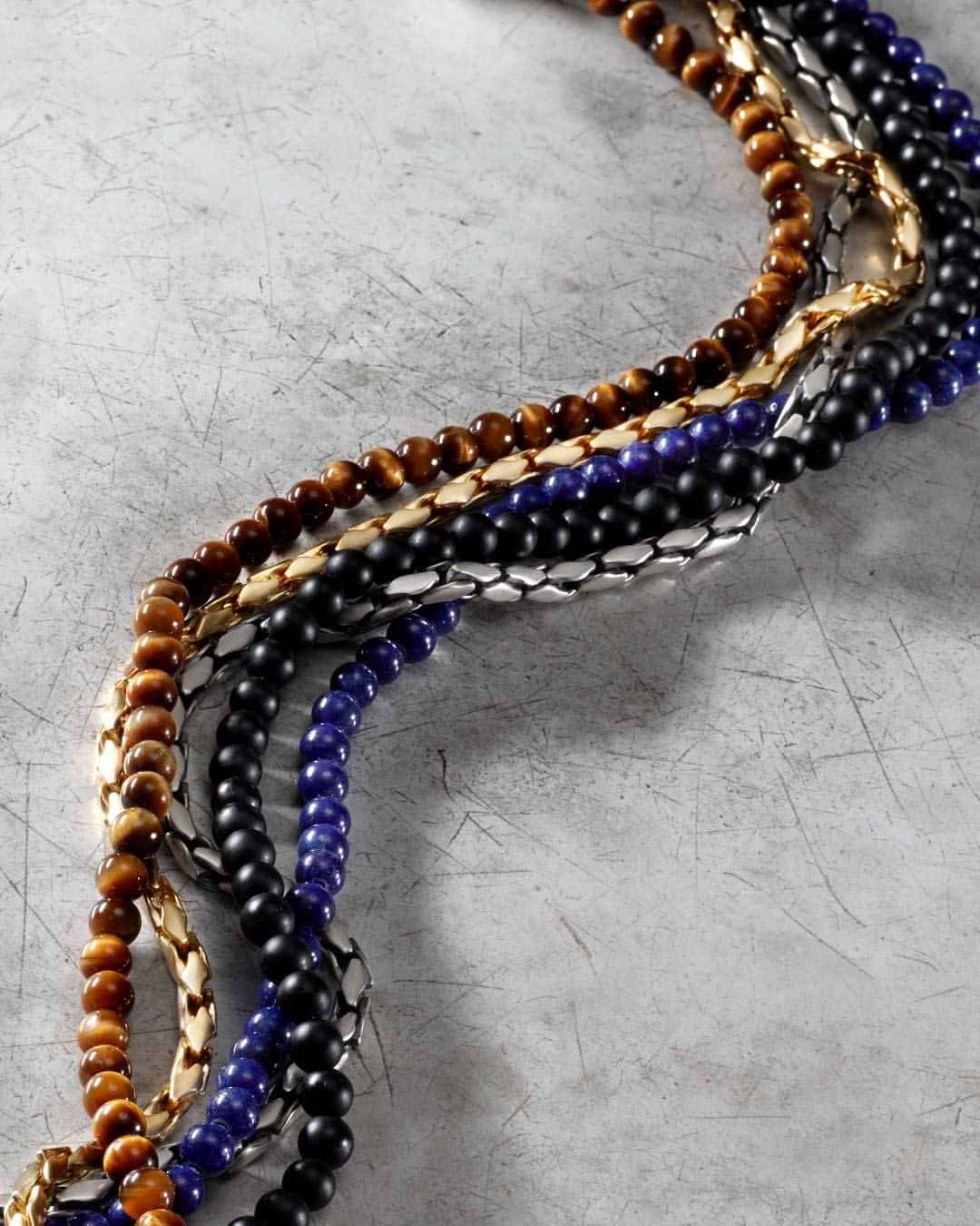 Collar con colgante de piedras preciosas talladas para hombre, colgante de cuentas de Turqoise, collar de cuentas, collar de ojo de tigre