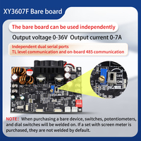 XY3607FS Régulateur de tension DC à découpage CNC réglable avec alimentation à tension et courant constants, charge solaire 7A/252W