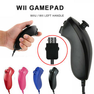 Control de Juego para Nintendo <span class=keywords><strong>Wii</strong></span>, Joystick Izquierdo Curvo, Control de Juego <span class=keywords><strong>Nunchuk</strong></span> para Nintendo <span class=keywords><strong>Wii</strong></span>, Accesorios para Gamepad - Product Image 5