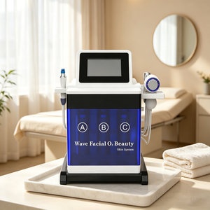 Macchina per la bellezza del viso Desktop Wave Oxygen, sistema di idrodermoabrasione per la pulizia profonda del viso e il rassodamento della pelle - Product Image 1