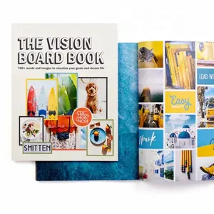 La stampa personalizzata riflette la pianificazione degli obiettivi definiti Vision Board Planner immagini libro 2023