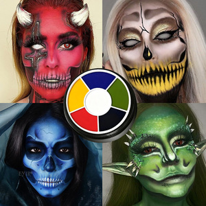 Paleta de Pintura Lavable para Rostro y Cuerpo, Crema Cosmética para Maquillaje de Halloween, Cosplay y Festivales - Product Image 3