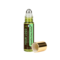 Huiles d'aromathérapie en marque privée, roll-on, huile essentielle pour la respiration, pour la congestion et une respiration facile, 10 ml