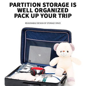 Sacs de voyage chariot à bagages unisexe grande capacité Durable étanche 3 pièces ensemble de <span class=keywords><strong>valise</strong></span> à coque dure - Product Image 2