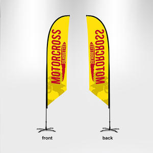 Promotion d'usine personnalisé plume plage drapeau haute qualité publicité extérieure décoration bannière drapeaux pour pneus <span class=keywords><strong>vente</strong></span> - Product Image 3