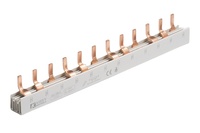 Barre omnibus de type broche Kaseey 63A 1P/2P/3P/4P pour panneau de distribution RCCB/MCB, borniers en cuivre violet