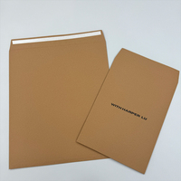 Sacs d'expédition en kraft biodégradable et recyclable avec logo personnalisé et bande déchirable pour chaussures et chaussettes – Emballage durable