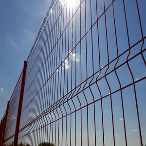 PVC Coated 3D Triangle Bend Welded <b>Wire</b> Fence V‑Bend Security <b>Mesh</b> Fencing for <b>Garden</b> Villa Outdoor Yard Protection - Product Image 5