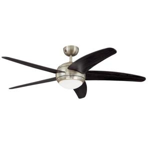 Ventilateur de plafond de 52 pouces avec kit d'éclairage et télécommande, ventilateur à 5 pales avec lumière - Product Image 1