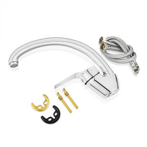 Chất lượng cao đòn bẩy duy nhất Nhà bếp Vòi Mixer dài vòi nước bồn rửa nhà bếp nước nóng và lạnh - Product Image 2