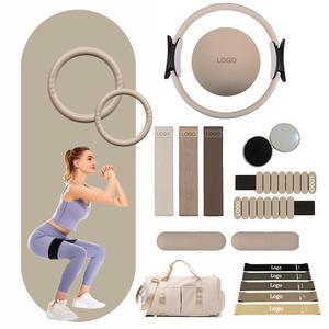 مصنع شعار مخصص سيليكون اليوغا الكاحل شعاع الوزن الدمبلز حلقة كهربائية اليوغا حصيرة المنزل صالة الألعاب الرياضية مجموعة اللياقة البدنية اليوغا الملحقات بيلاتيس - Product Image 1
