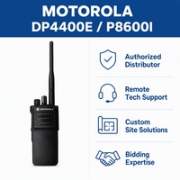 Walkie Talkie de Largo Alcance Motorola DMR UHF VHF, Radio Bidireccional AES256 Digital Portátil Profesional DP4400e Xir P8600I