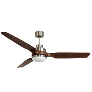 3 Blade Modern Wood <b>Ceiling</b> <b>Fan</b> <b>With</b> <b>LED</b> <b>Light</b> Downrod Metal Motor <b>Ceiling</b> <b>Fan</b> <b>Light</b> for Bedroom Living Room Study Room - Product Image 4
