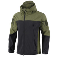 Outdoor Winter Kleurafstemmende tactische windjack met capuchon Drie-in-één fleece winddicht waterdicht warm softshell kleding voor heren