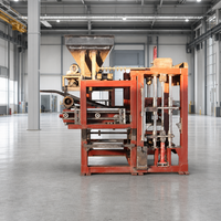 Machine de fabrication de blocs de béton entièrement automatique QT4-15 24KW pour la production de briques creuses et pleines pour le pavage en Afrique