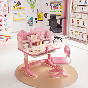 Bộ bàn học vẽ trẻ em bằng nhựa hiện đại và ghế cho trường học văn phòng tại nhà phòng tập thể dục phòng khách hội thảo-trẻ em - Product Image 4