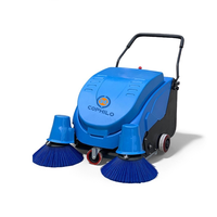 Cophilo C-M2B Balayeuse de voirie électrique rotative autotractée pour le nettoyage des sols et la suppression de la poussière, largeur de nettoyage 1100 mm, puissance 700 W, Nouveau modèle