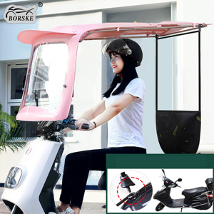 Moteur de parapluie coupe-vent <span class=keywords><strong>pour</strong></span> scooter personnalisé, couverture complète, pare-soleil <span class=keywords><strong>pour</strong></span> vélo électrique, auvent <span class=keywords><strong>pour</strong></span> moto, <span class=keywords><strong>abri</strong></span> contre la pluie - Product Image 5