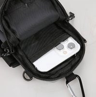 Sac de messager léger classique pochette de protection pour téléphone portable sac à main pour clé iphone carte d'identité sport essentiel
