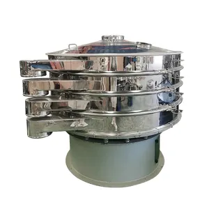 High Precision Rotary Powder Vibrating Sifter Cement Sieving Machine